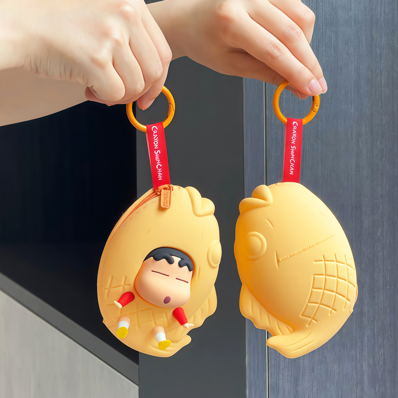 Cute Cartoon Mini Taiyaki Fish Keychain Earphone Storage Bag Coin Purse Keychain Gift Cute Cartoon Mini Taiyaki Fish Keychain Earphone Storage Bag Coin Purse Keychain Gift