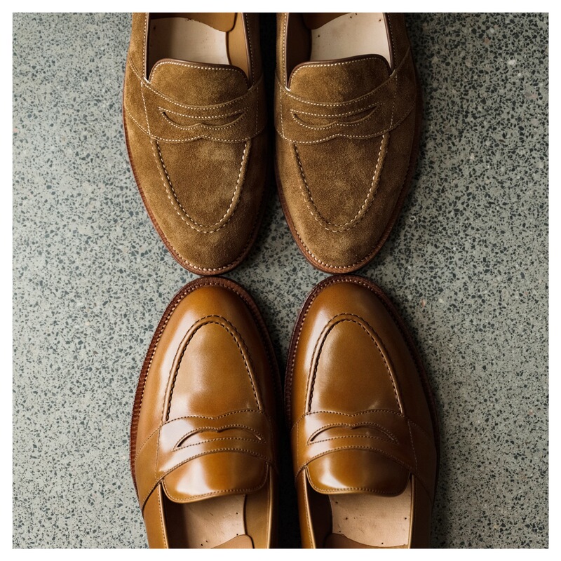 Yasheng Axen Handmade Goodyear Italian Vintage Leather British Style Penny Loafers Yasheng Axen Handmade Goodyear Italian Vintage Leather British Style Penny Loafers