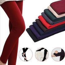 Autumn Winter Thermal Leggings Women High Wasit Slim Pants