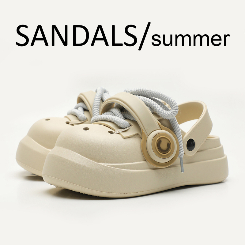Trendy New Big-Toe Platform Slippers for Couples, Clogs for Men and Women, Spring and Summer Outdoor Wear, Dual-Use, Height-Increasing Sandals Trendy New Big-Toe Platform Slippers for Couples, Clogs for Men and Women, Spring and Summer Outdoor Wear, Dual-Use, Height-Increasing Sandals