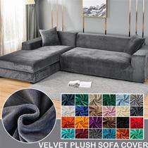 newVelvet Sofa Cover for Living Room Thick Elastic Sofa Cove