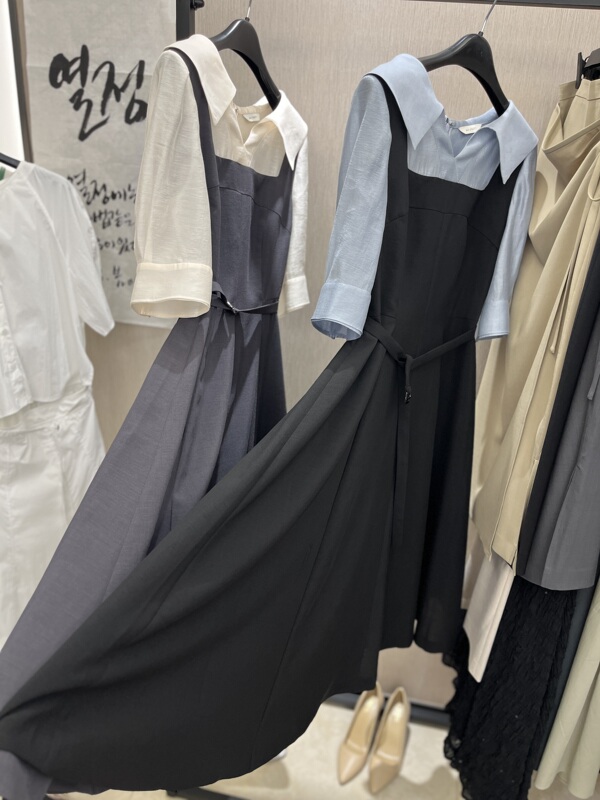 Mid-Year Benefits! Prices Are Amazing! Exquisite and Elegant Commuter Shirt Dresses for Export to Korean Department Stores