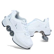 Hot Shoes Casual Sneakers Walk Skates Deform Wheel Skates fo