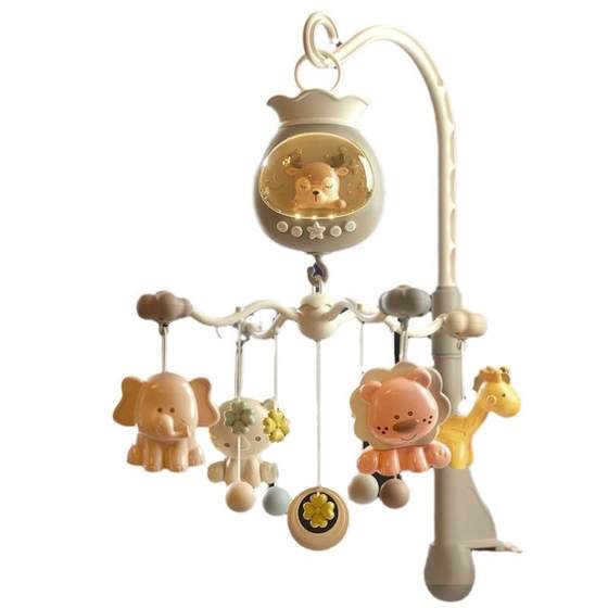 新生儿礼品床铃婴儿玩具0-1岁益智可咬宝宝早教益智挂饰摇铃礼盒