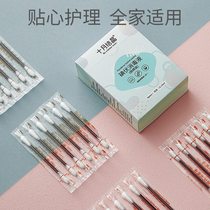 October crystallized iodophor cotton swabs for baby belly button and umbilical cord disposable cleaning medical cotton swabs 2 boxes of 72 pieces