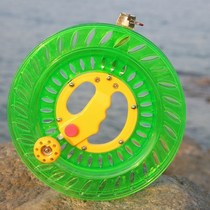 New ABS drop-resistant kite line wheel for adults and children professional high-end line reel white wheel fishing hand wheel bearing wheel