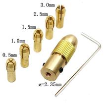 Miniature electric drill drill clamping head self-tight turning head small electric drill clamp drill clamp hand drill small electric grinding wood brass drilling clamp