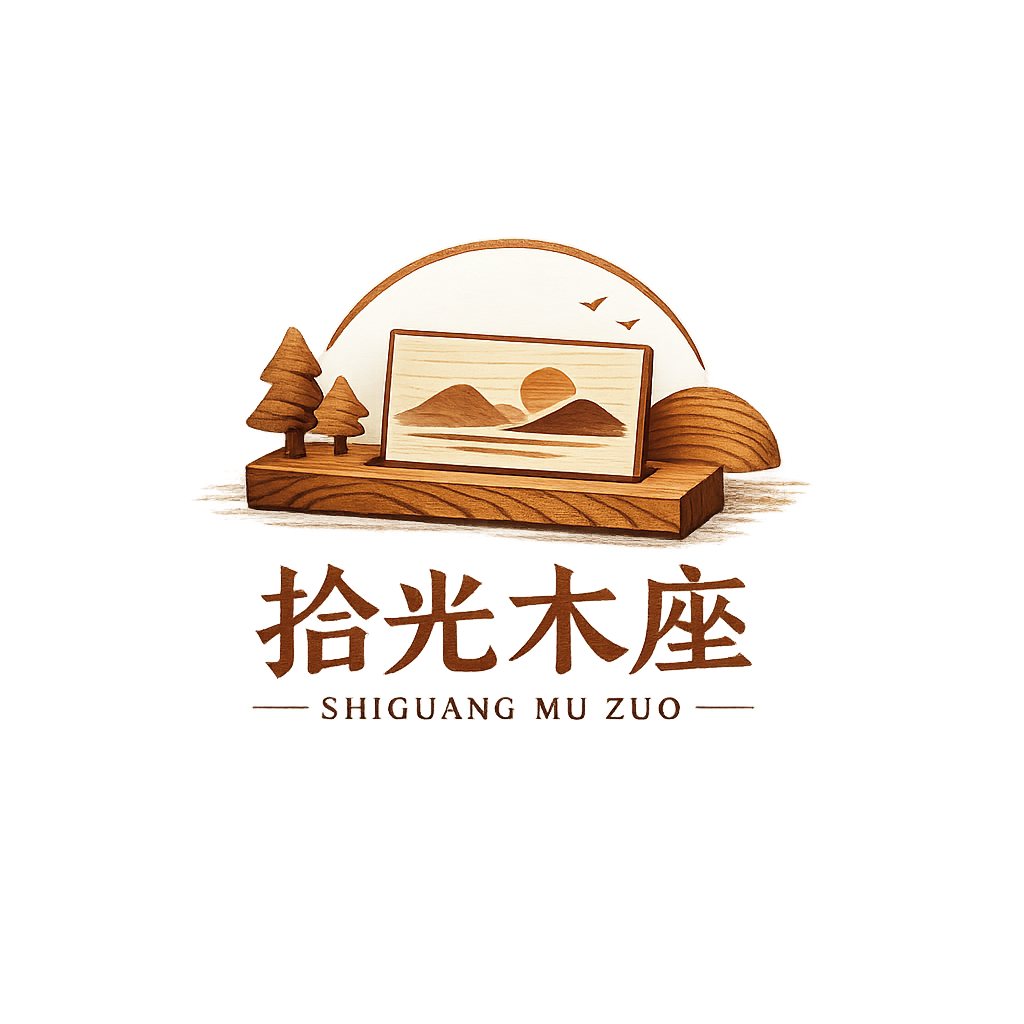 拾光木座的LOGO