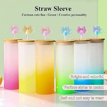 Bow Straw Hat 6PCS Silicone Straw Topper Bow Silicone Straw