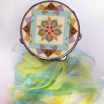 Hanfu photo location props bells and drums Dunhuang tambourines Tang and Song Dynasty style streamers hand drums childrens dance tambourines people