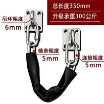 Anti-fall chain anti-fall chain for floor bounce door anti-fall chain anti-fall chain for glass door anti-collapse square door safety chain 304 stainless steel