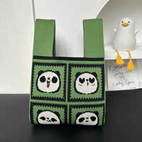 Сетка с четырьмя гонгами, панда-зеленая