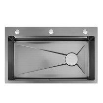 SSWW sink large single sink vegetable basin stainless steel 304 antibacterial honeycomb embossed wear-resistant 3553