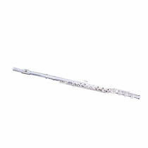 German Abel 101BC tone 17 holes open pore full silver flute Blow Mouth Piece style keystroke Querer E Key Splits