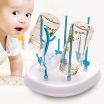 New Creative ree-shaped Baby Bottle Drying Rack Multifunctio