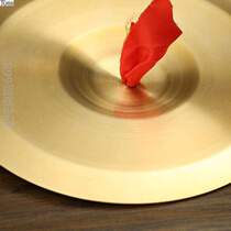 Musical instrument Mid-size National Peoples Congress Grand Total Student Cymbal Cymbal 3-sentence Cymbal Yellow Mid Brass Prop Brass Prop Copper 19 cm brass
