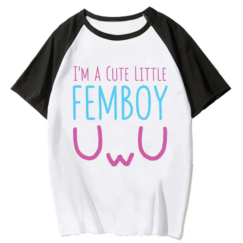 Футболка женская «Femboy» с графическим манга-принтом, реглан, размеры XS–XXL