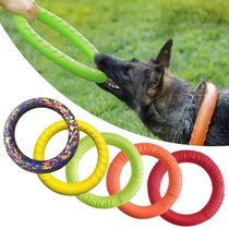 Dog Toys Pet Flying Discls EVA Dog Training Rings Pouller Resis
