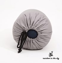 Warm gray yoga aids supplies Iyengar pillow for beginners cylindrical yin yoga professional waist pillow breathing pillow