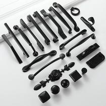 Black Handles for Furniture Cabinet Knobs and Handles Kitche