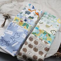 Summer cool quilt for children artificial cotton cool and smooth double-layer quilt sweat-absorbent breathable air-conditioned room blanket cotton silk quilt