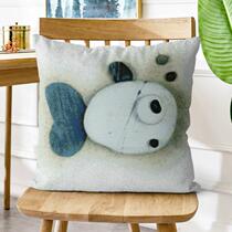 Cross-stitch pillowcase embroidered by yourself 2022 new style living room thread embroidery simple modern cartoon full home bedroom