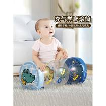 Baby crawling roller baby baby educational guide toy early education educational inflatable roller toy with bell
