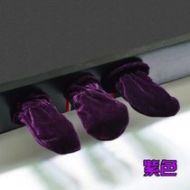 Piano Pedal Cover Universal Electric Piano Pedal Cover Protective Cover Gold Velvet Set of 3 Accessories