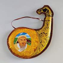 Jug Mongolian props performance Mongolian dance crafts empty jug skin bag sheep characteristic water bag wine jug gallbladder type