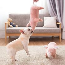 Cute Plush Pig French Bulldog Chew Toys for Dogs Bite-resist