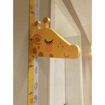Giraffe childrens height wall sticker baby measuring instrument ruler removable 3D sticker height measuring ruler table
