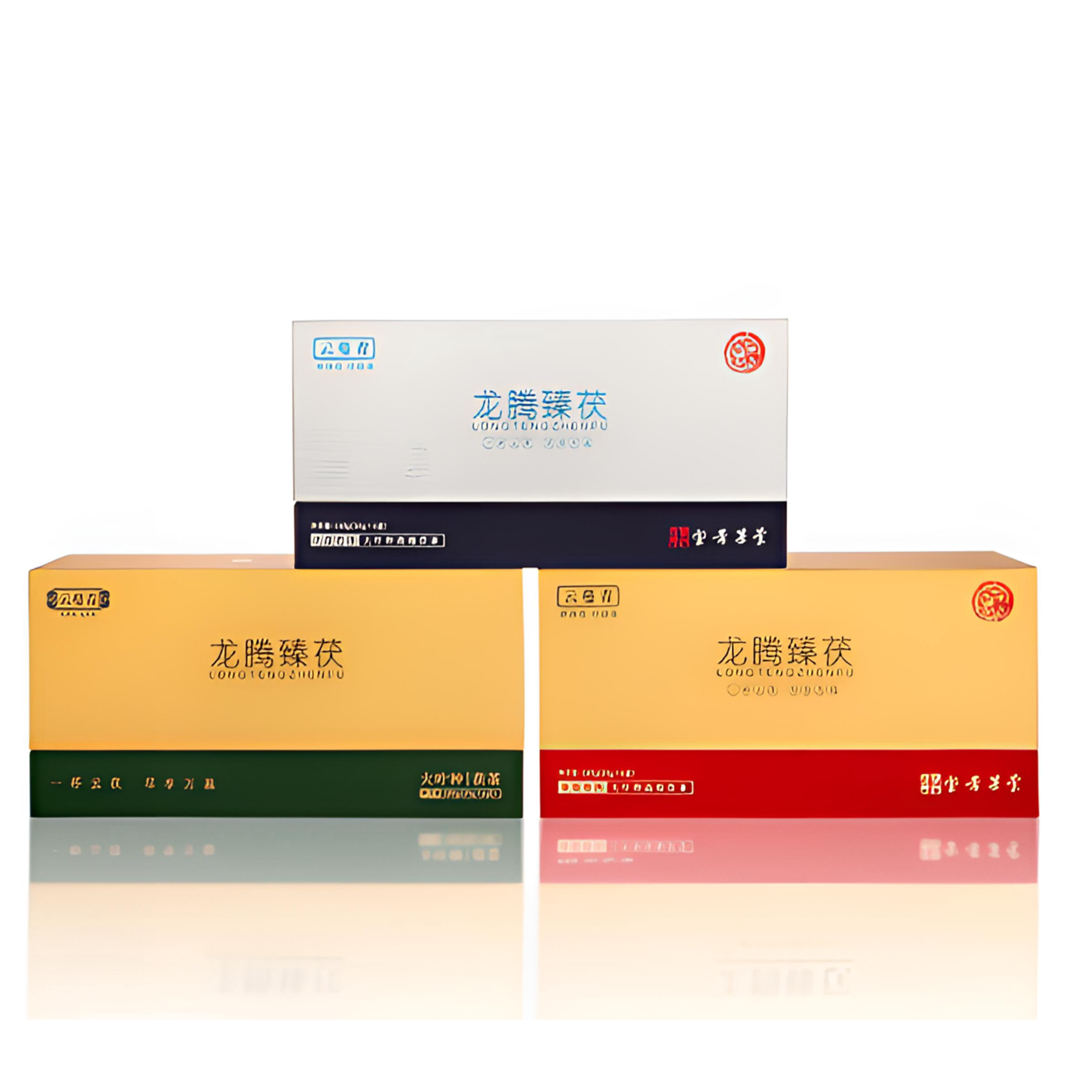 云蔓青系列金花普洱龙腾臻茯大叶种高端茯茶高档礼盒装送礼普洱茶