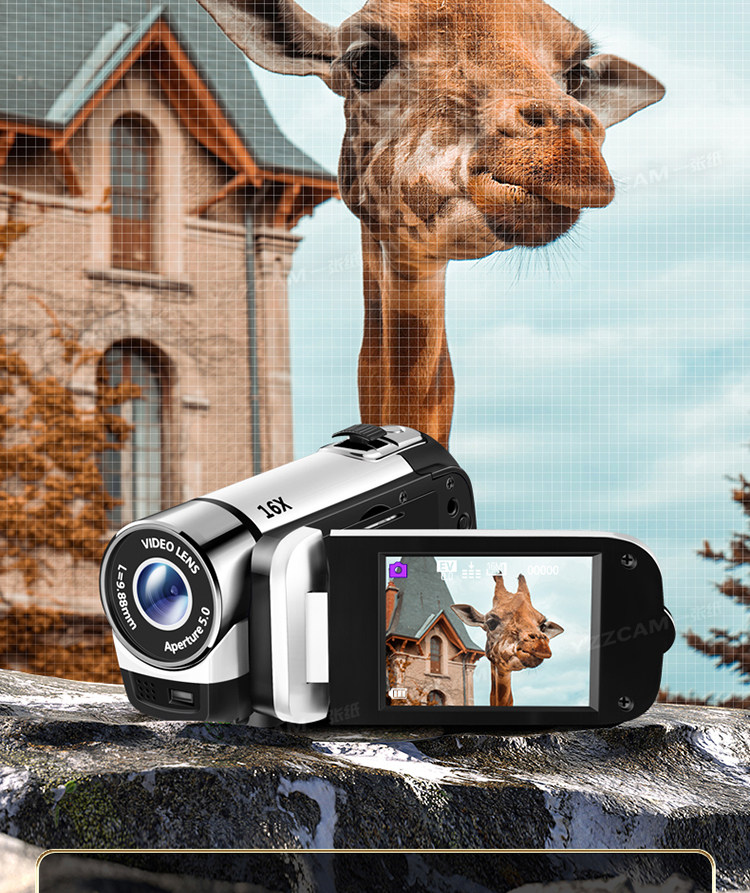 Hd цифровой dv камера машина портативный конференция видео на открытом воздухе vlog студент портативный путешествие запись фото машина 