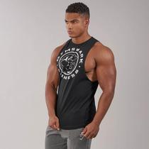 Muscle Doctor Brothers European and American sports fitness vest mens quick-drying breathable sleeveless racer vest T-shirt