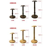 Head mold new hat rack solid wood desktop hat support clothing store hat rack hat support wardrobe display display wig support