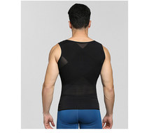 Body-clad male large code ultra-thin closeted vest slim beer belly powerful beam chest with shaping conjoined summer