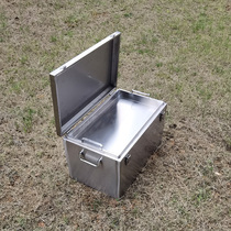 R4304 stainless steel hardware tool box industrial grade portable storage box auto repair household storage box