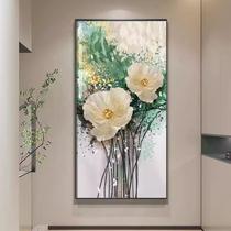 New plant and flower diamond painting entrance hall vertical version full of diamonds and full stickers cross stitch aisle simple and elegant 5D diamond embroidery