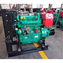 Linzhi ZH4102ZP four-cylinder diesel engine comes standard with a 50kW wood chip crusher diesel engine
