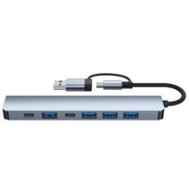 Multi-port adapter working independent connector usb docking station desktop connection external plug side extension transmission