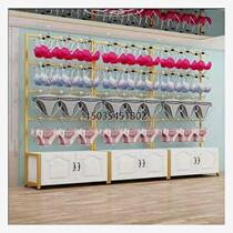 Underwear store display rack bra and underwear display rack against the wall pajamas display cabinet underwear store underwear display cabinet with hook