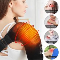 Electric heating shoulder strap shoulder moxibustion physiotherapy shoulder hot compress artifact heating arm warm arm massage sheath