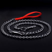 Dog iron chain direct sales metal dog leash dog leash iron buckle chain iron chain chain tie dog leash pet leash