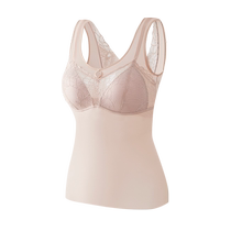Shapewear upper body womens summer thin bra-free bra corset anti-sagging strong tummy control vest