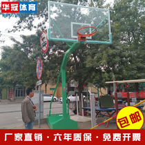 Standard adult children and teenagers hanging tempered glass basketball board school gymnasium wall-mounted basketball stand outdoor