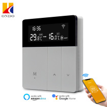 Angtu LCD liquid crystal thermostat water floor heating temperature controller mobile phone wifi intelligent remote voice control
