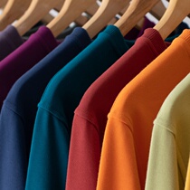 BasicClothes basic Xinjiang cotton 32 count American retro 320g mens and womens round neck terry sweatshirt