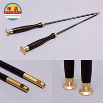 Shenao Purple Light Sandalwood Handle Double Copper Bowl GRP Carbon Titanium Alloy 6 mm Empty Bamboo Shake Rod Send Wire Delivery Bag