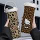 Cartoon Leopard Print Kt Cat Thermos Cup 316 Stainless Steel Double-Drink Large-Capacity Coffee and Tea Cup Sports Straw Cup