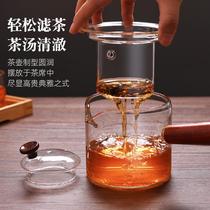 Glass side kettle for boiling water and making tea with high temperature resistance 550ml